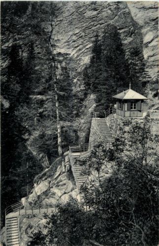 Abstieg zur Viamala Galerie