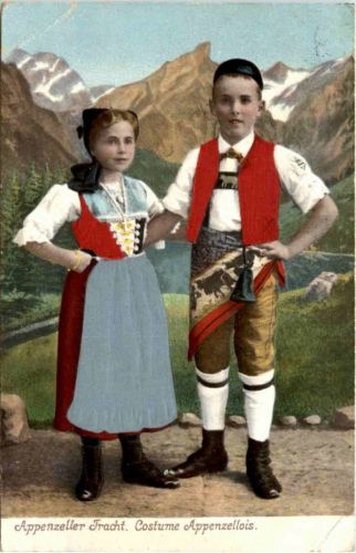 Appenzell - Trachten mit Seidenrock