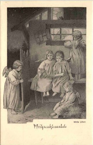 Kinder - Künstlerkarte Meta Löwe