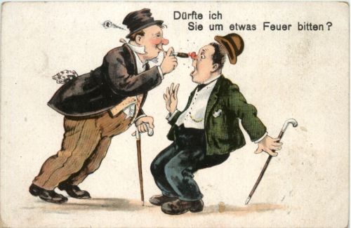 Humor - Dürfte ich sie um Feuer bitten