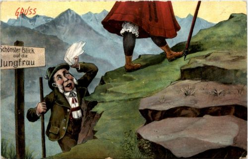 Humor - Schönster Blick auf die Jungfrau