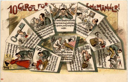 Humor - 10 Gebote für Ehemänner