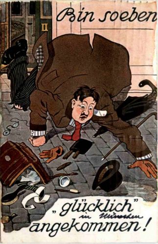 Humor - Bin soeben glücklich angekommen