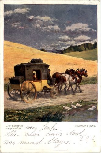 Wesemann - Die Landpost - Postkutsche