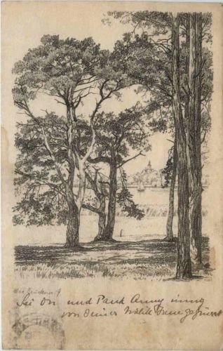 Max Brückner - Durchblick nach Insel