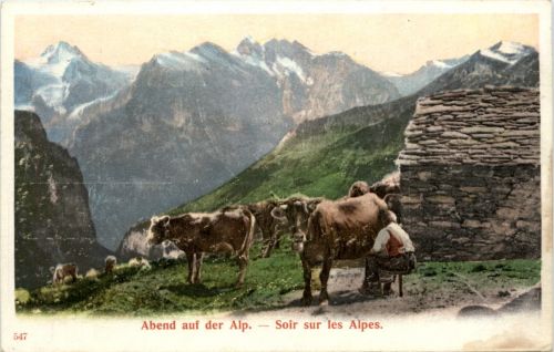 Abend auf der Alp