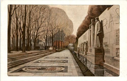 Geneve - Monument de la Reformation - Carte du Jubile