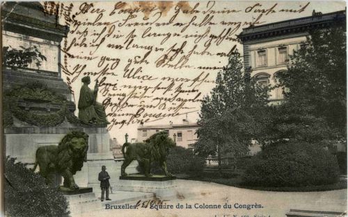 Bruxelles - Square de la colonne du Congres