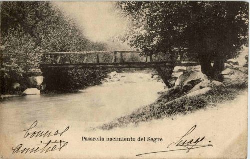 Pasarella nacimiento del Segre