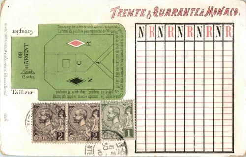 Monaco - Trente Quarante