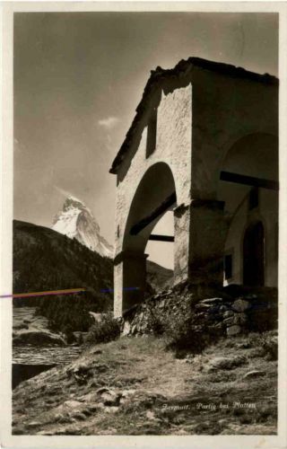 Zermatt - Partie bei Platten