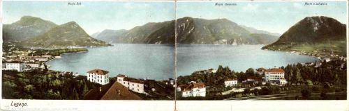 Lugano - Klappkarte