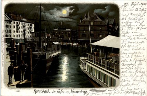 Gruss aus Rorschach - Litho