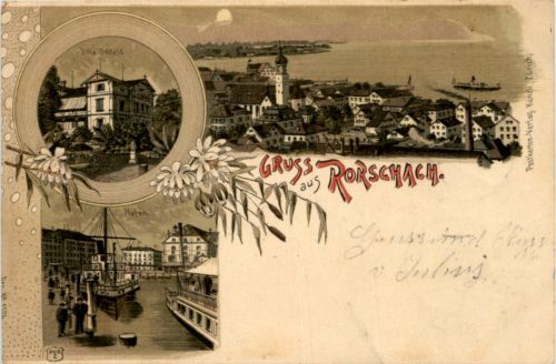 Gruss aus Rorschach - Litho