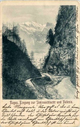 Ragaz - Eingang zur Tamionaschlucht