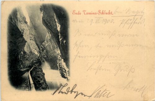 Ragaz - Ende Tamina Schlucht - Hermitage und Solitude