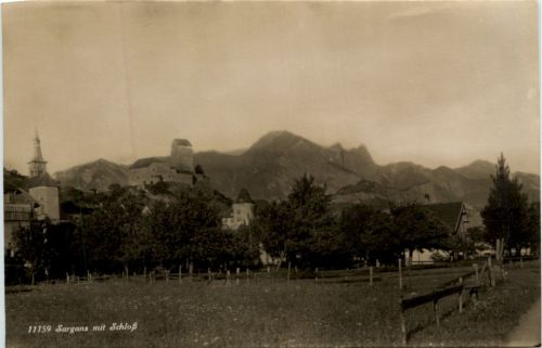 Sargans mit Schloss