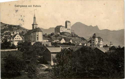 Sargans mit Falknis