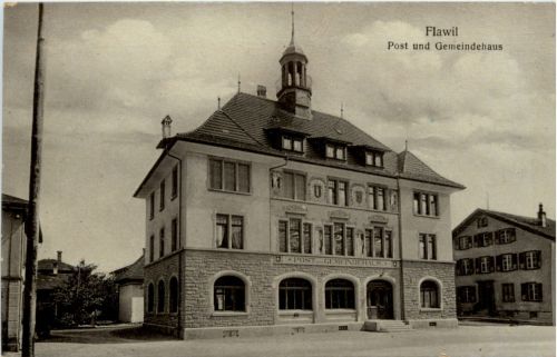 Flawil - Post und Gemeindehaus