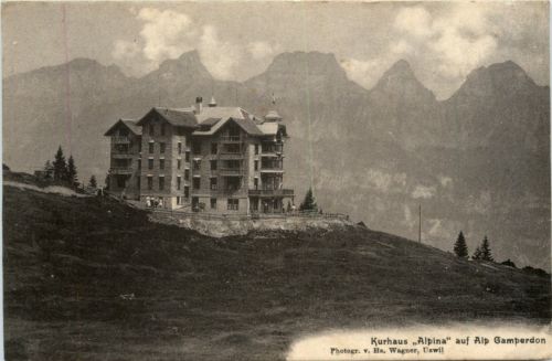Kurhaus Alpina auf Alp Gamperdon