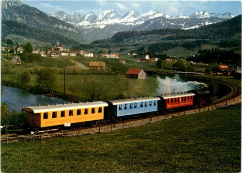 Amor Express bei Nesslau - Eisenbahn