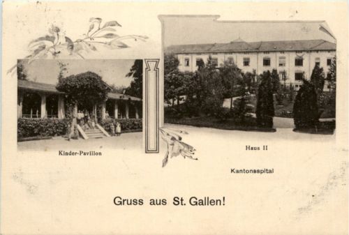 Gruss aus St. Gallen - Kantons Spital