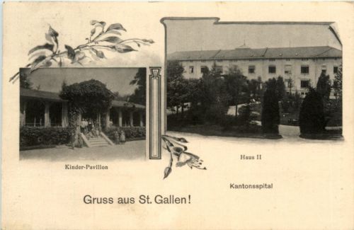 Gruss aus St. Gallen - Kantons Spital
