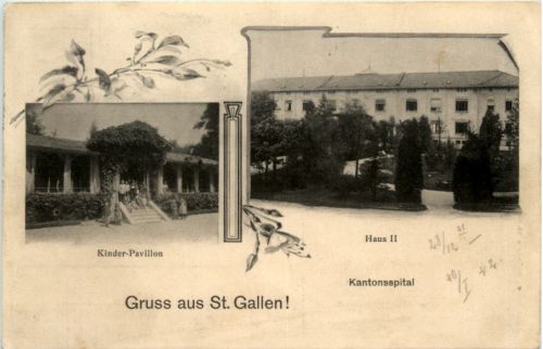 Gruss aus St. Gallen - Kantons Spital