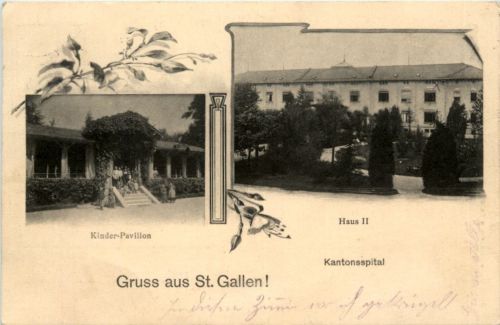 Gruss aus St. Gallen - Kantons Spital