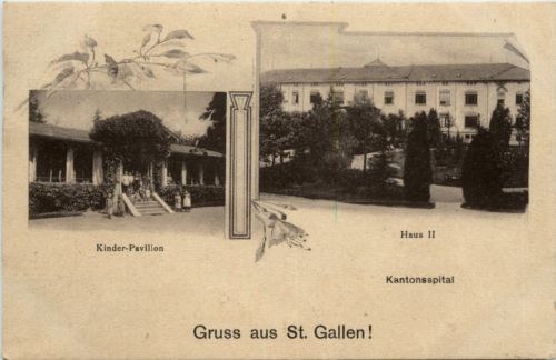 Gruss aus St. Gallen - Kantons Spital