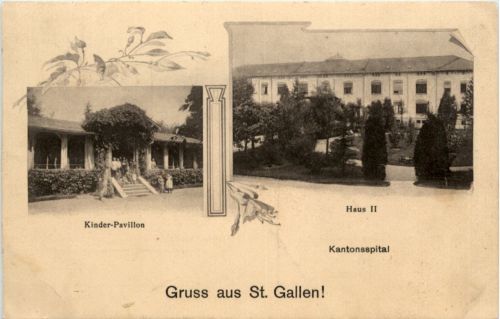 Gruss aus St. Gallen - Kantons Spital