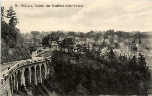 St. Gallen - Viadukt der Gottfried Keller Strasse
