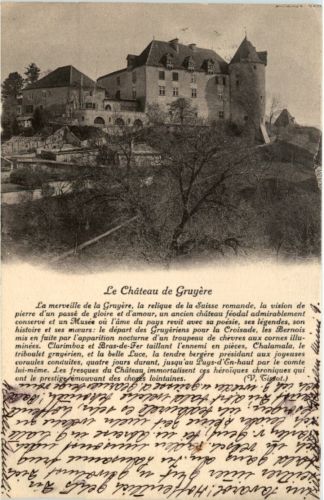 Le Chateau de Gruyeres