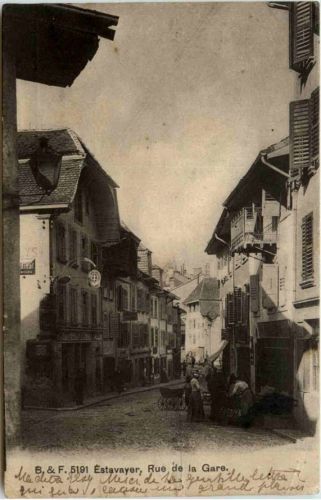 Estavayer - Rue de la gare