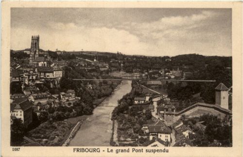 Fribourg - Le grand Pont