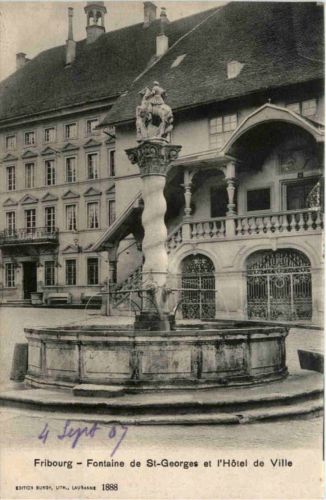 Fribourg - Fontaine de St. Georges