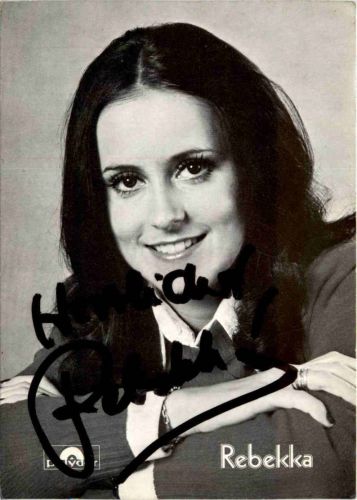 Rebekka mit Autogramm