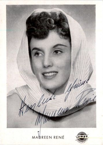 Maureen Rene mit Autogramm