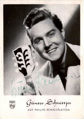 Günter Schnittjer mit Autogramm