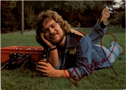 Peter Petrel mit Autogramm