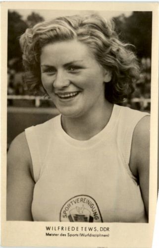 Wilfriede Tews - Sonderstempel Olympiade 1960