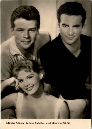 Marisa Allasio Renato Salvatori und Maurizio Arena