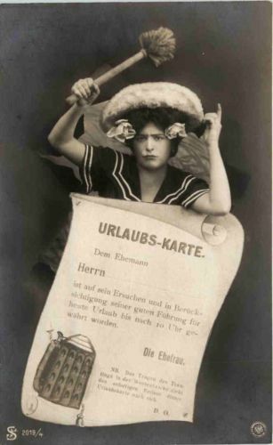 Urlaubs Karte für Ehemann