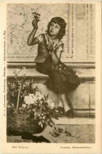 Mizi Wunsch - Blumenmädchen - Ackermann Kunstverlag