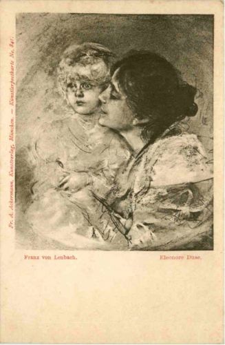 Franz von Lembach - Eleonore Duse - Ackermann Kunstverlag