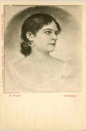 H. Torggler - Studienkopf - Ackermann Kunstverlag