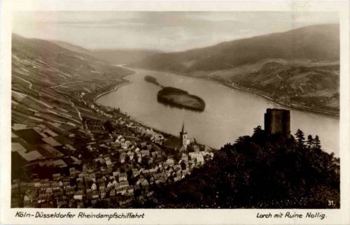 Lorch mit Ruine Nollig