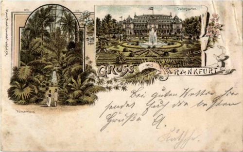 Gruss aus Frankfurt - Litho