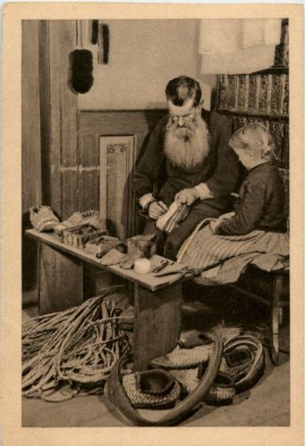 Schwarzwälder Strohschuhflechter aus dem Elztal