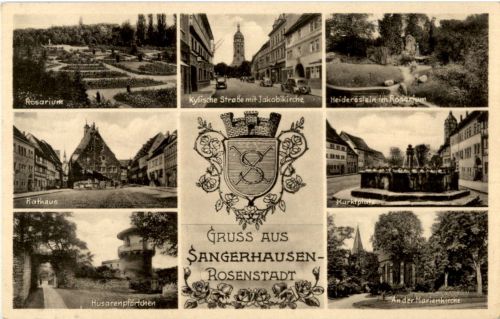 Gruss aus Sangerhausen - Rosenstadt